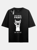"The Devil Paws" Camiseta Oversized