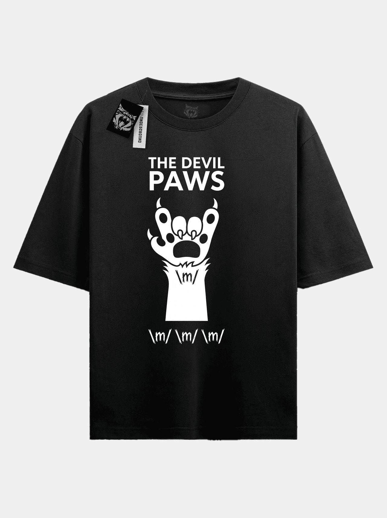 "The Devil Paws" Camiseta Oversized