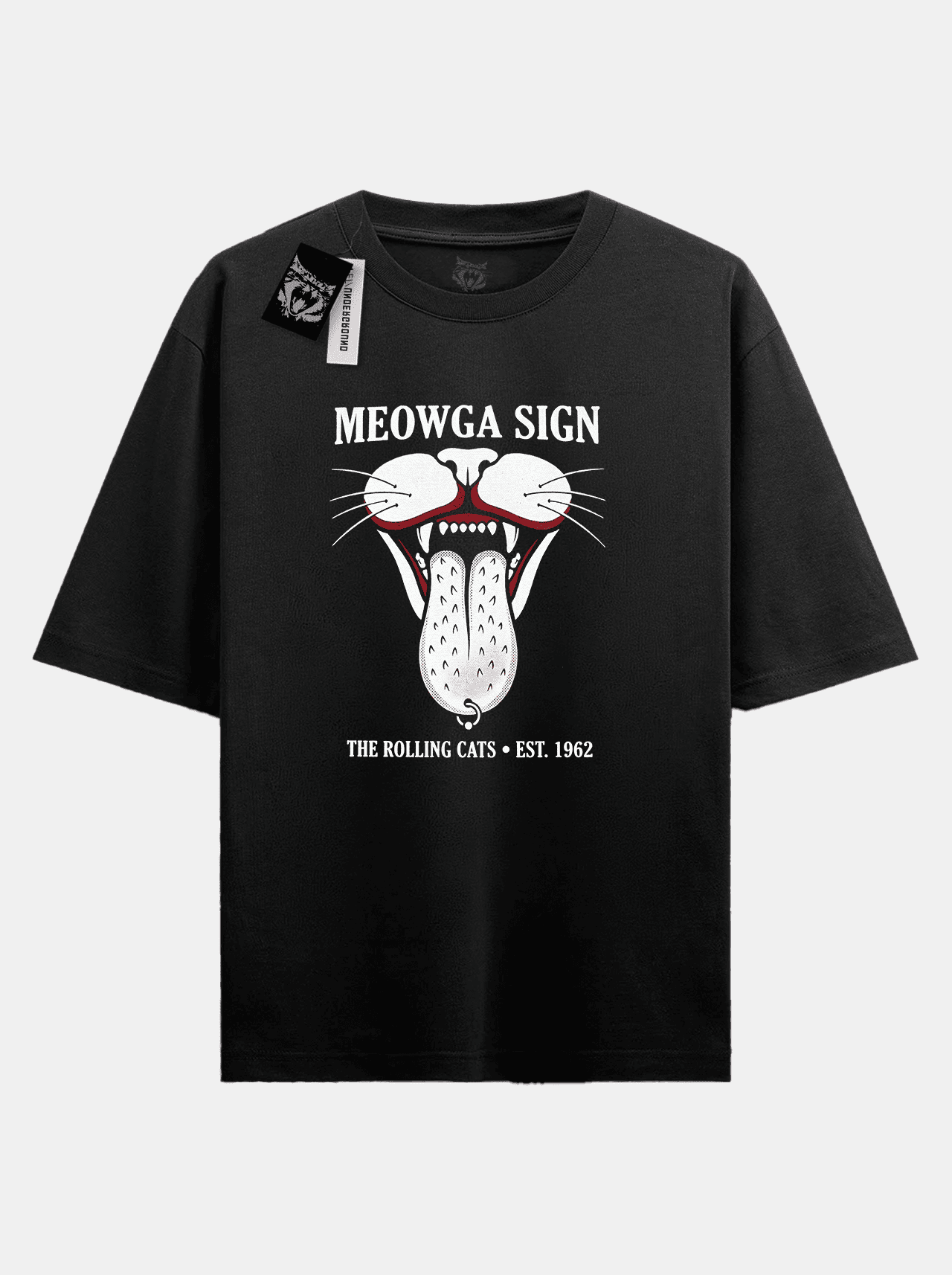 "Meowga Sign" Camiseta Oversized