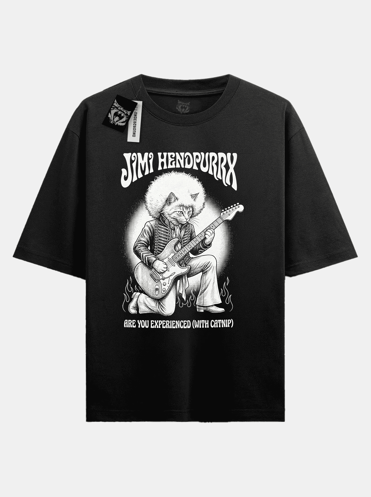 "Jimi Hendpurrx" Camiseta Oversized