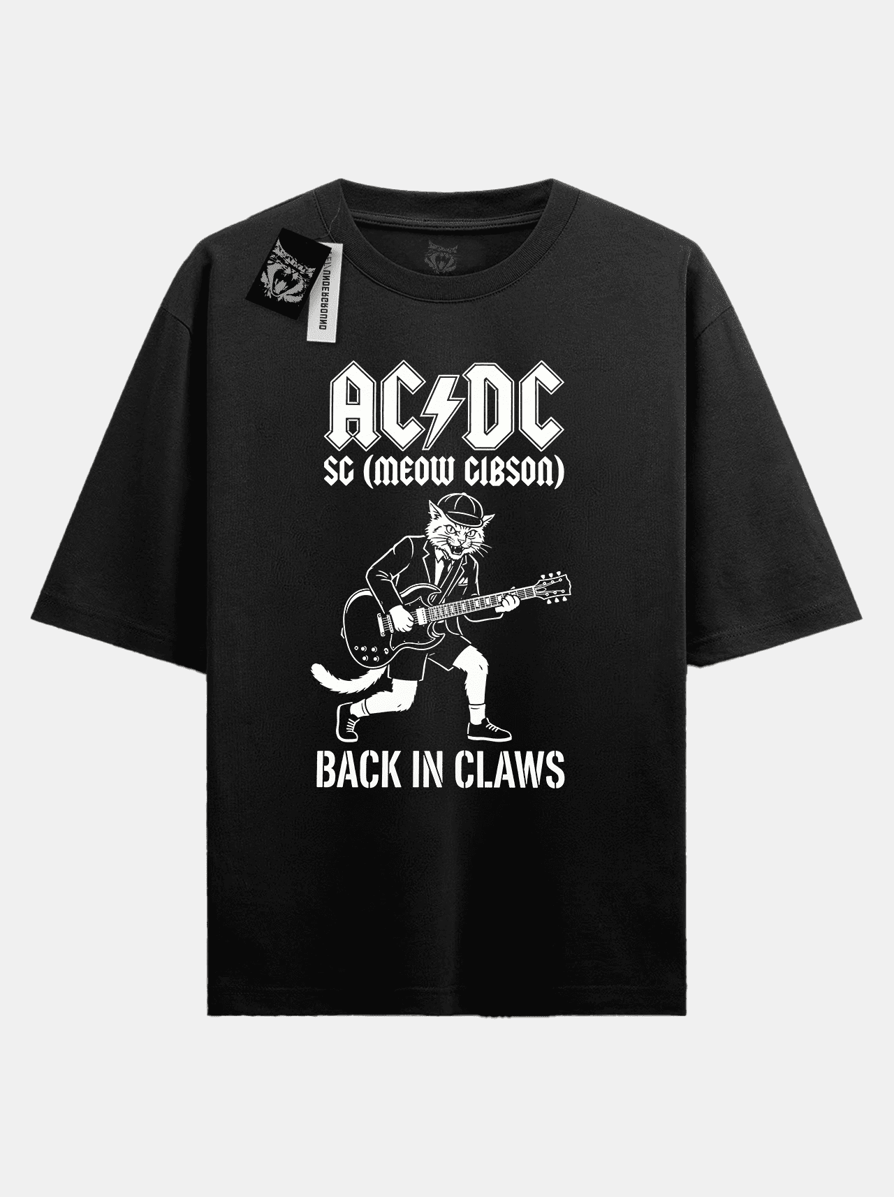 "Angus Cat" Camiseta Oversized