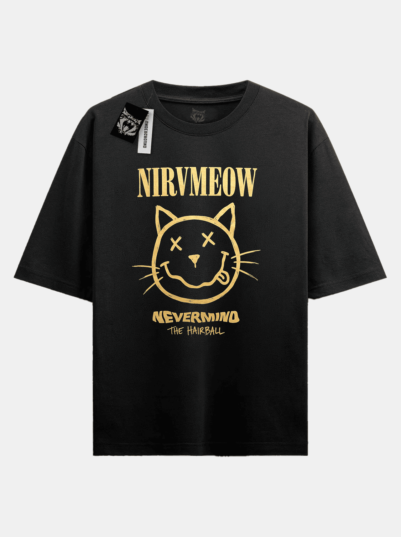 "Nirvmeow" Camiseta Oversized