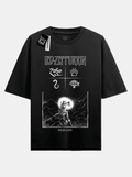 "Led Zeppurrin" Camiseta Oversized