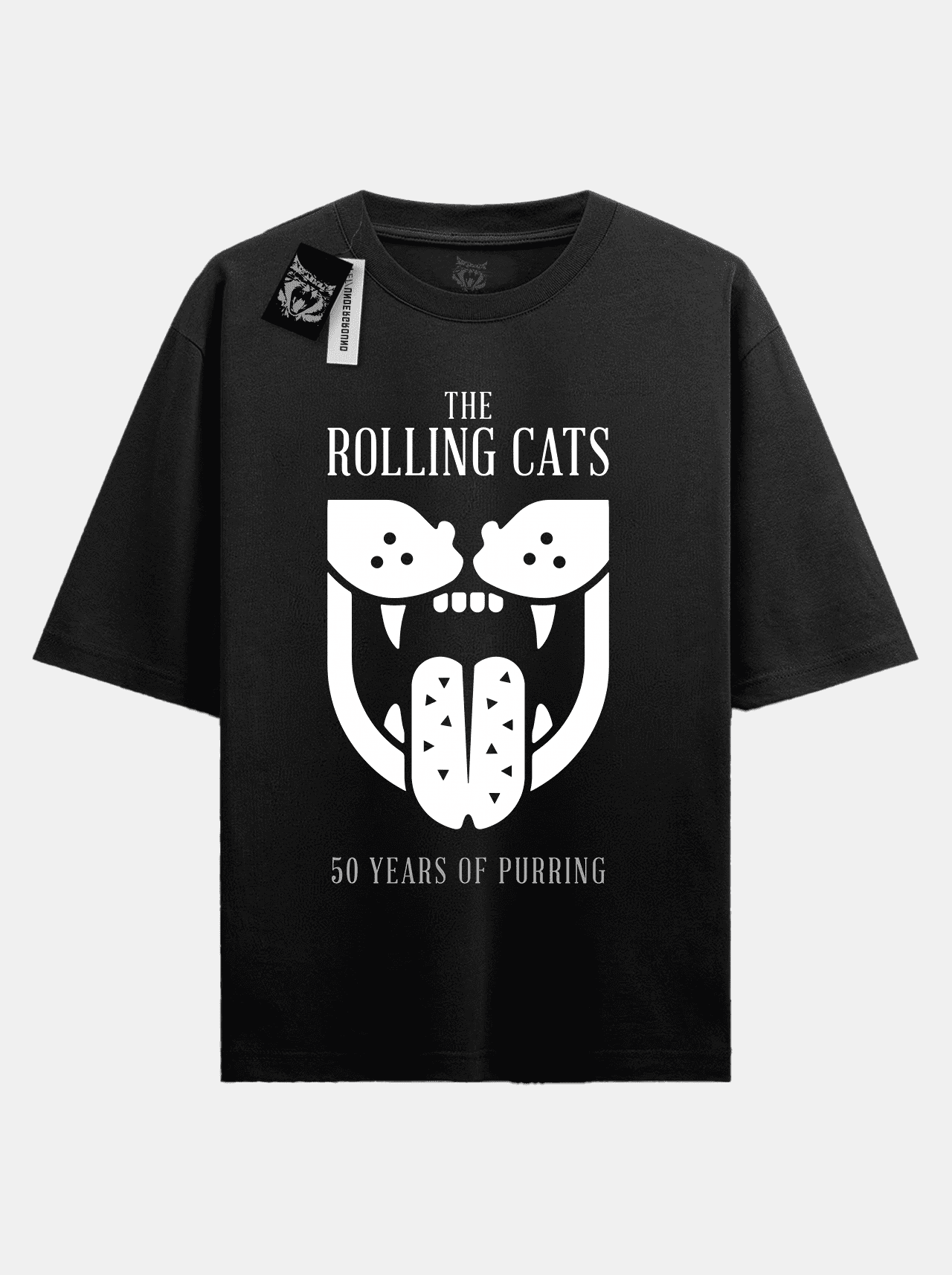 "The Rolling Cats" Camiseta Oversized