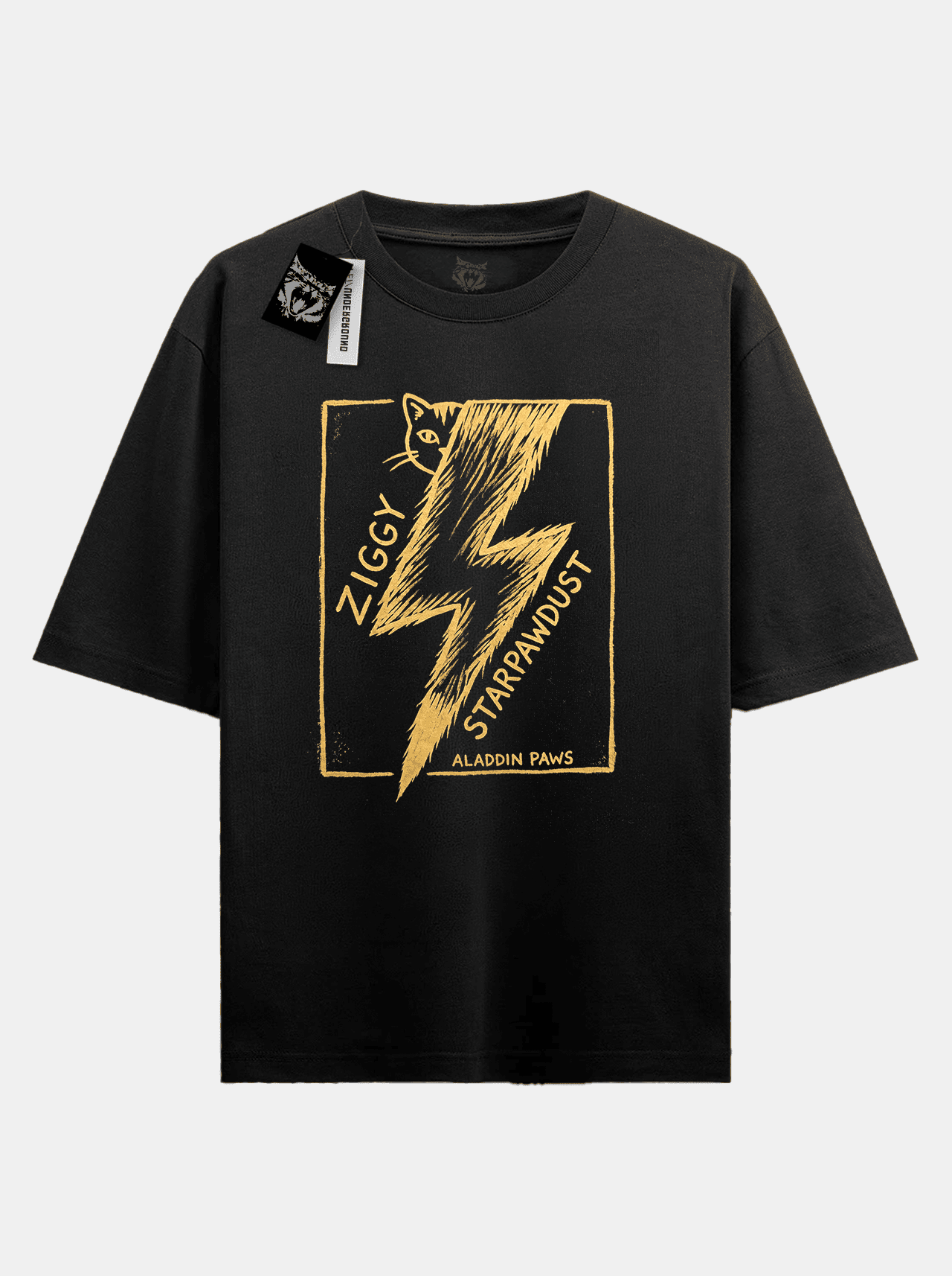 "Ziggy Starpawdust" Camiseta Oversized