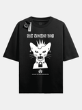 "Sid Vicious Cat" Camiseta Oversized
