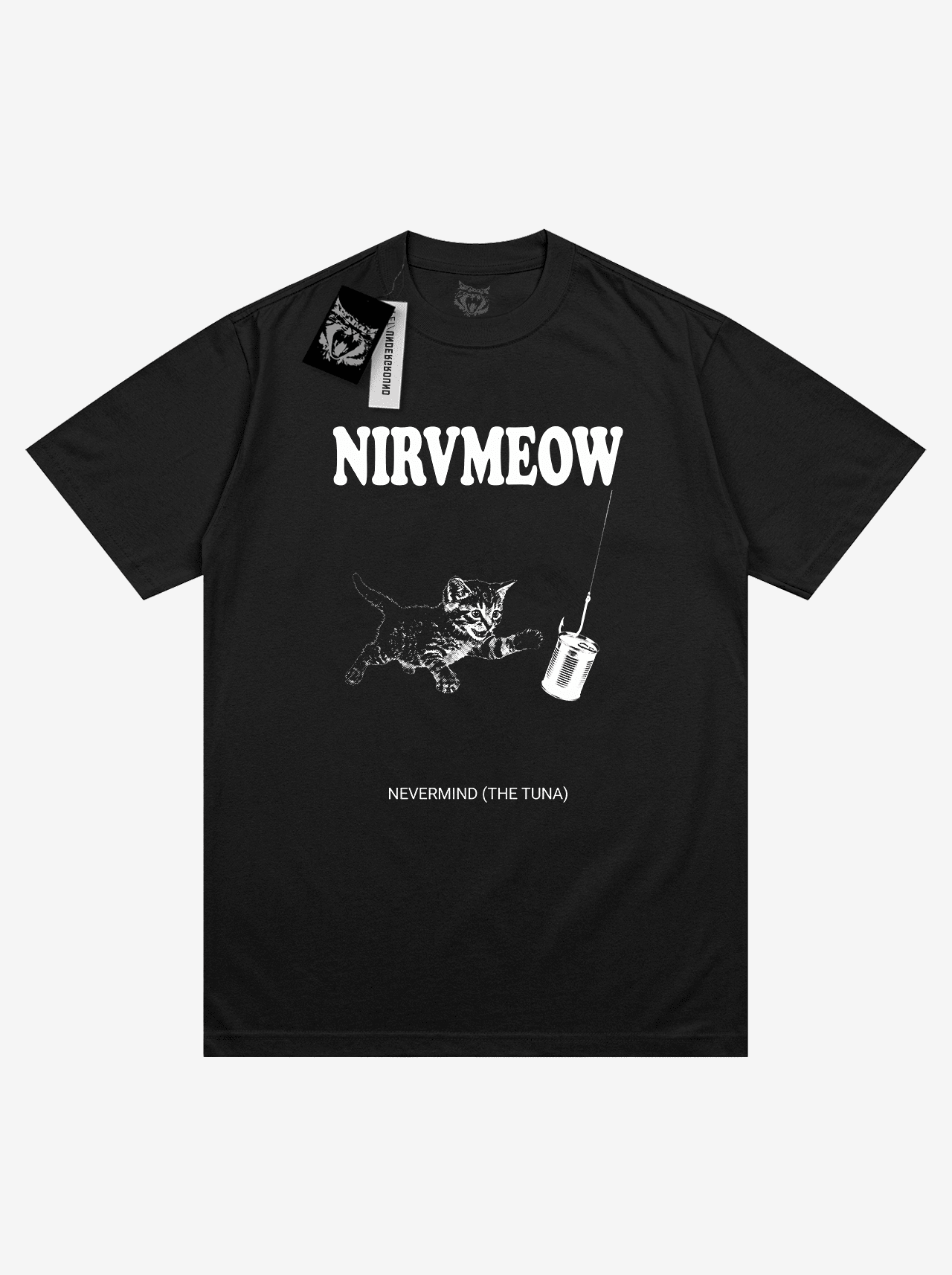 "Nirvmeow (The Tuna)" Camiseta Regular