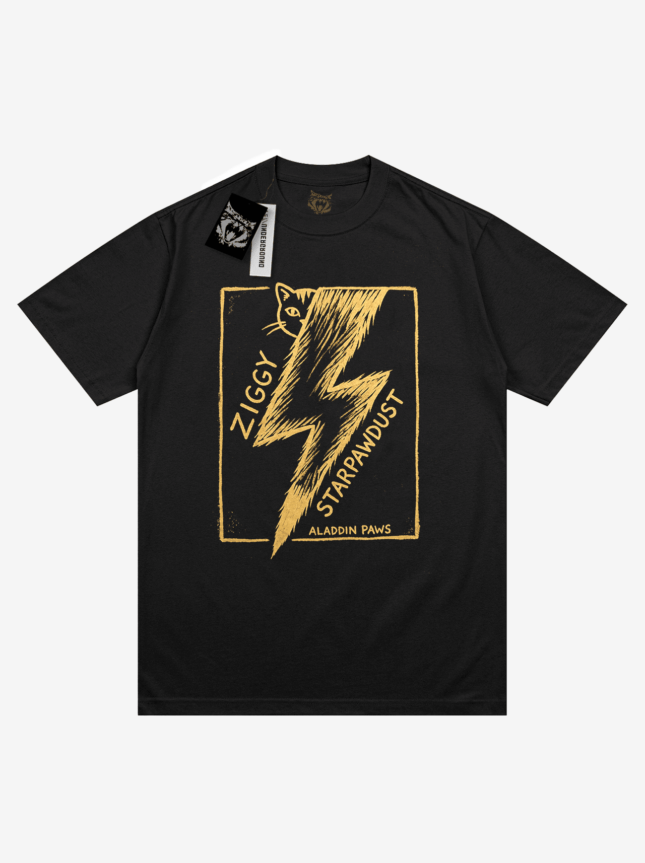 "Ziggy Starpawdust" Camiseta Regular