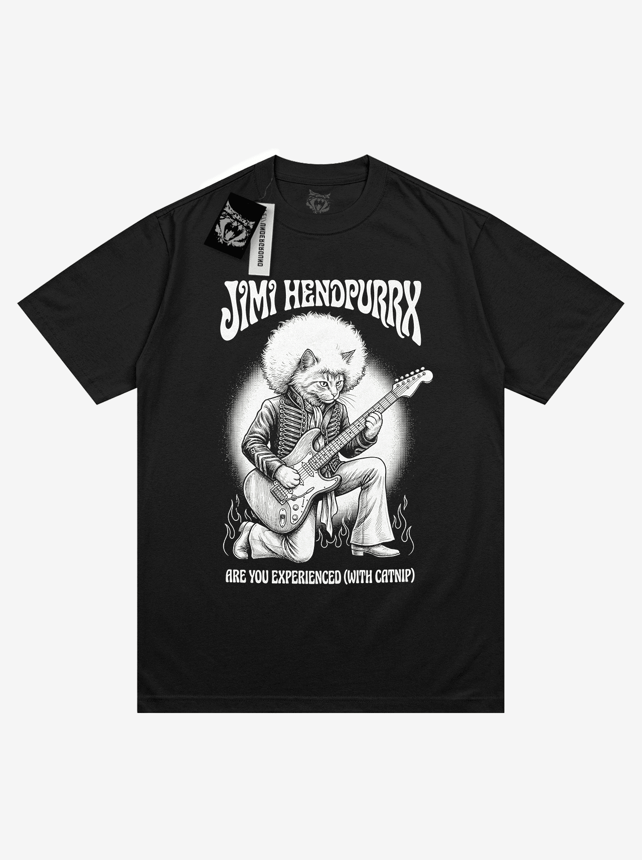 "Jimi Hendpurrx" Camiseta Regular