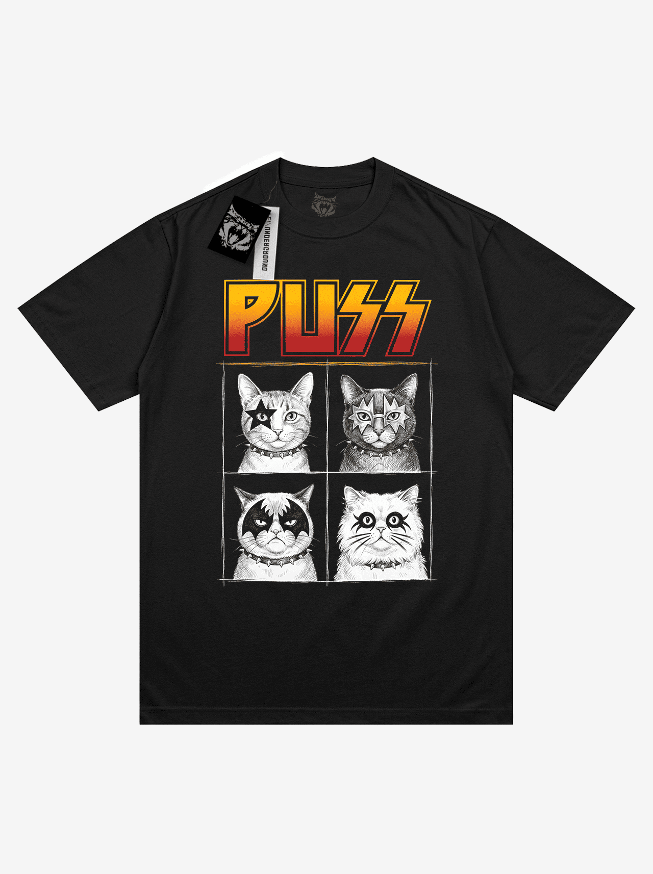 "Puss" Camiseta Regular