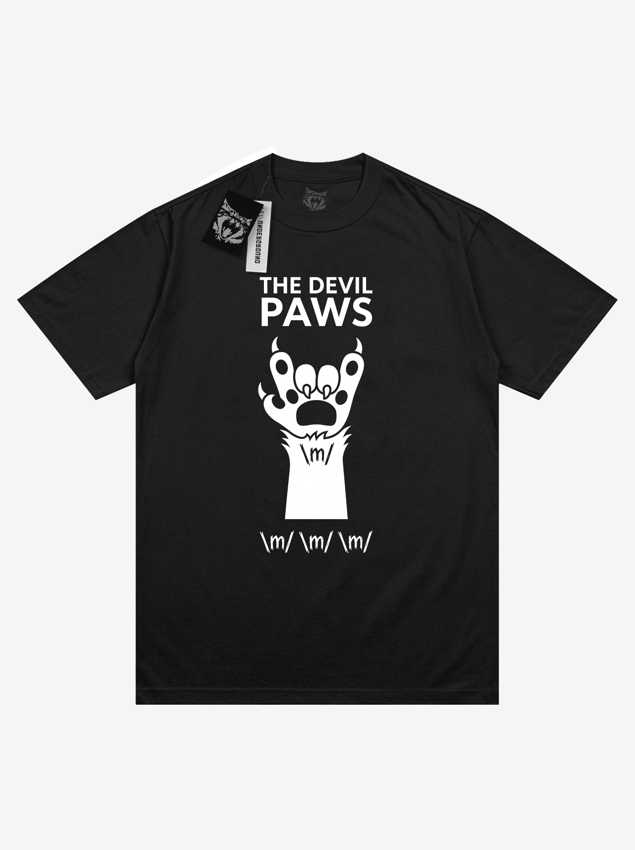 "The Devil Paws" Camiseta Regular