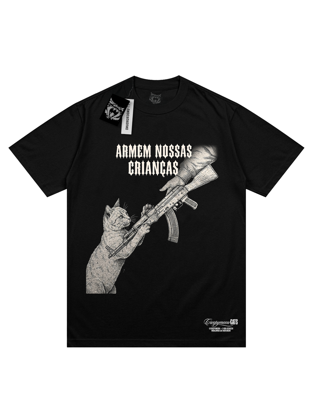 "Armem nossas crianças" Camiseta Regular
