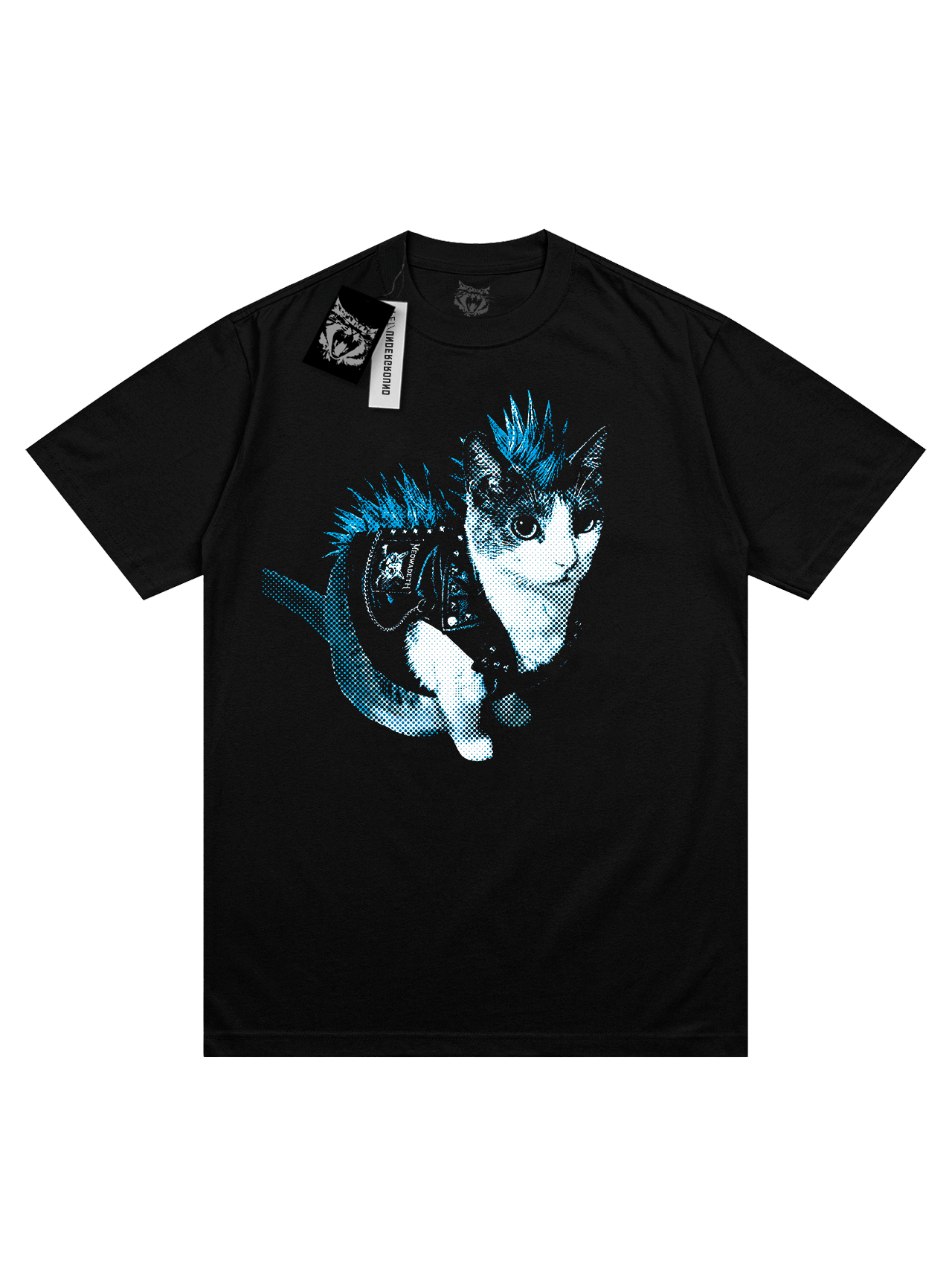 "Punk Cat" Camiseta Regular