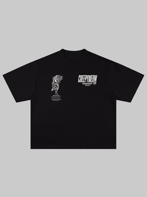 "Cats Club" Camiseta Oversized