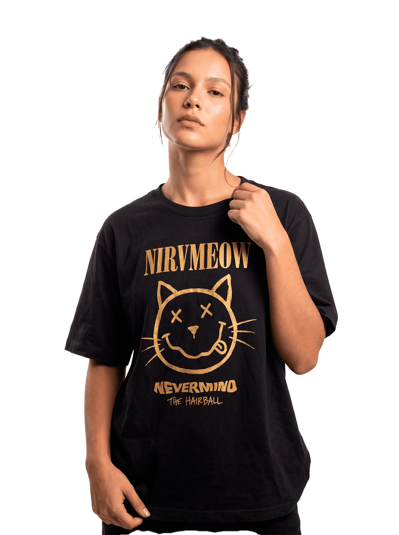 "Nirvmeow" Camiseta Regular