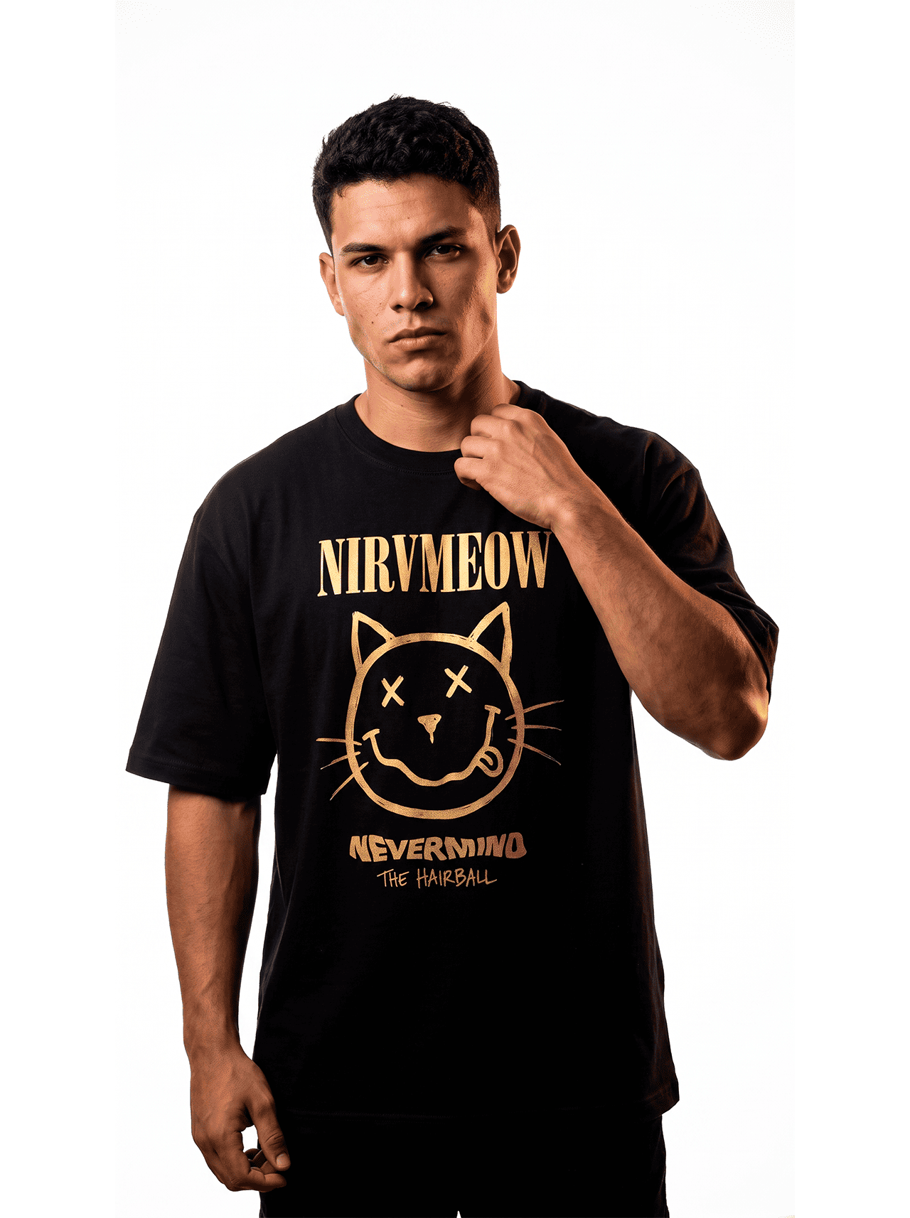 "Nirvmeow" Camiseta Regular